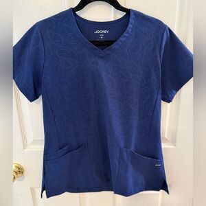 Jockey Women's scrub top V-Neck in Navy
